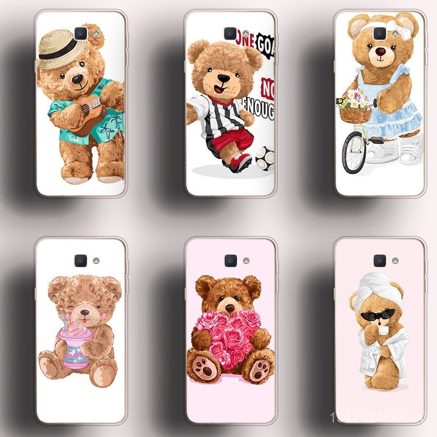 เหมาะสําหรับ Samsung Galaxy J7pro J7prime J4 J4Plus เคสโทรศัพท์ TPU นิ่มปุ่มเคลือบด้วยไฟฟ้าเปลือกป้องกันดูดซับแรงกระแทก
