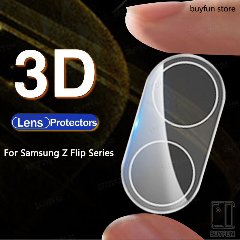 3D Lens Glass For Samsung Galaxy Z Flip 6 5 3 5G flip6 zflip6 Camera Lens Protective Film Protector