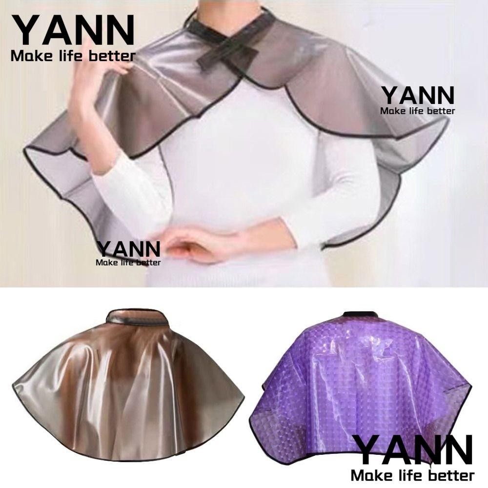 Yann1 ผ ้ ากันเปื ้ อนผมแห ้ ง , แชมพูกันน ้ ํา Capes, PVC Professional Beauty Salon Cape