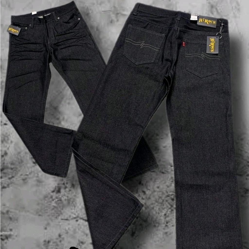กางเกงยีนส์ปั้นเฟด รุ่น HIROCK กระบอก9นิ้ว ผ้า14oz