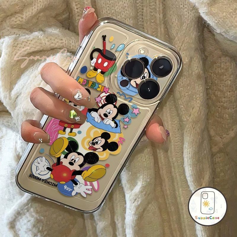 Cute Labubu เคสSamsung A12 A13 A02s A03 A03s A50 A33 A52 A20 A21s A20s A30 A52s A32 A51 A10s รูปแบบมิกกี้การ์ตูน