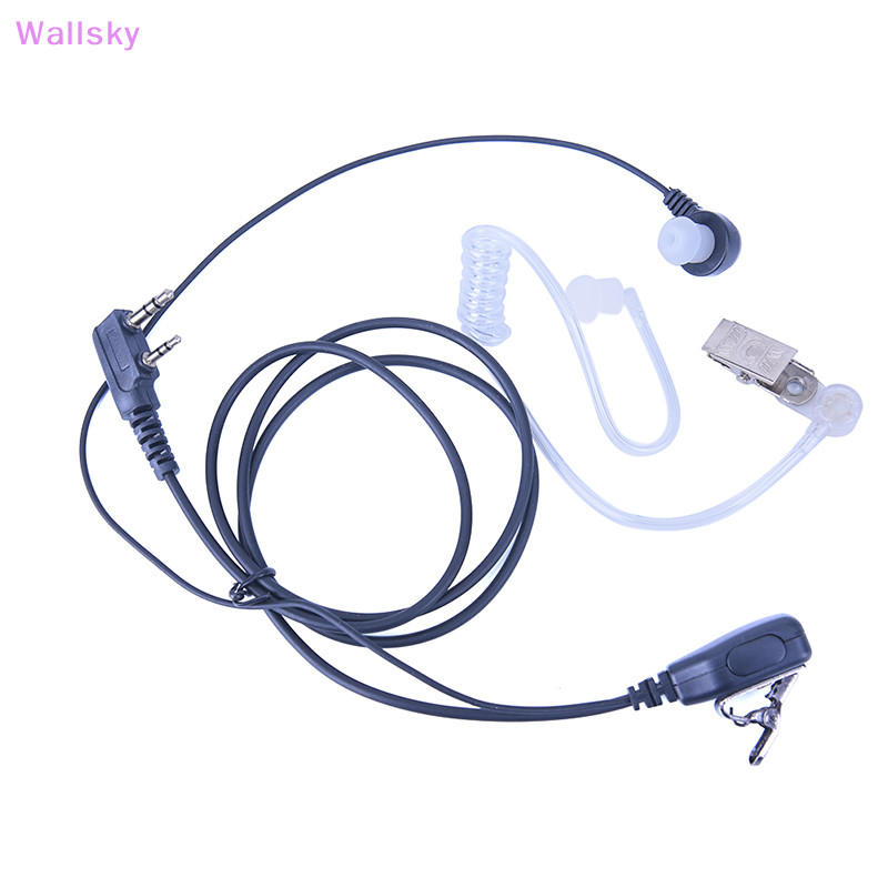 Wallsky> วิทยุหูฟังหูฟังชุดหูฟังไมโครโฟนสําหรับ Ken BF-888s วิทยุสองทางได้ดี