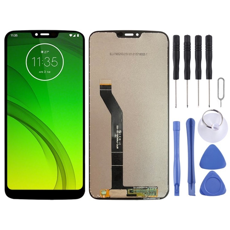 Dropshiping หน้าจอ TFT LCD สําหรับ Motorola MOTO G7 Power, รุ่น EU พร้อม Digitizer Full Assembly (สี