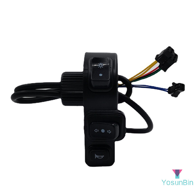 Yosunbin] 3 In1 สวิตช์รถจักรยานยนต์ไฟฟ้าจักรยานสกู๊ตเตอร์ ATV Quad Light เลี้ยวสัญญาณฮอร์น ON ใหม่