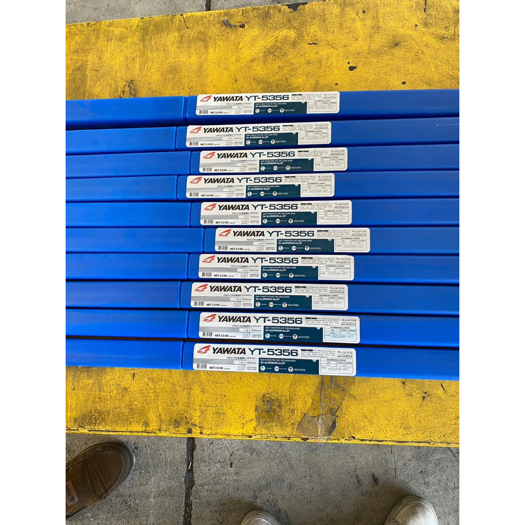YAWATA ลวดเชื่อมอลูมิเนียม รหัส 5356 (ER5356) ขนาด 1.6 มิล กระยอกละ 2.5 กิโลกรัม แบรนด์ ยาวาต้า