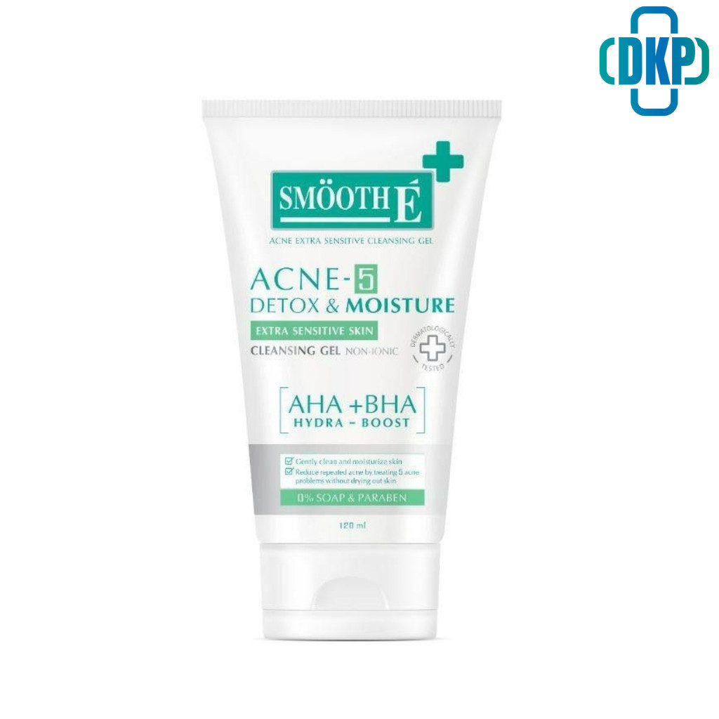 [โฉมใหม่] Smooth E Acne Extra Sensitive Cleansing Gel สมูทอี แอคเน่ เอ็กซ์ตร้า เซนซิทีฟ คลีนซิ่ง เจล 4 oz.(120 ml.[DKP]