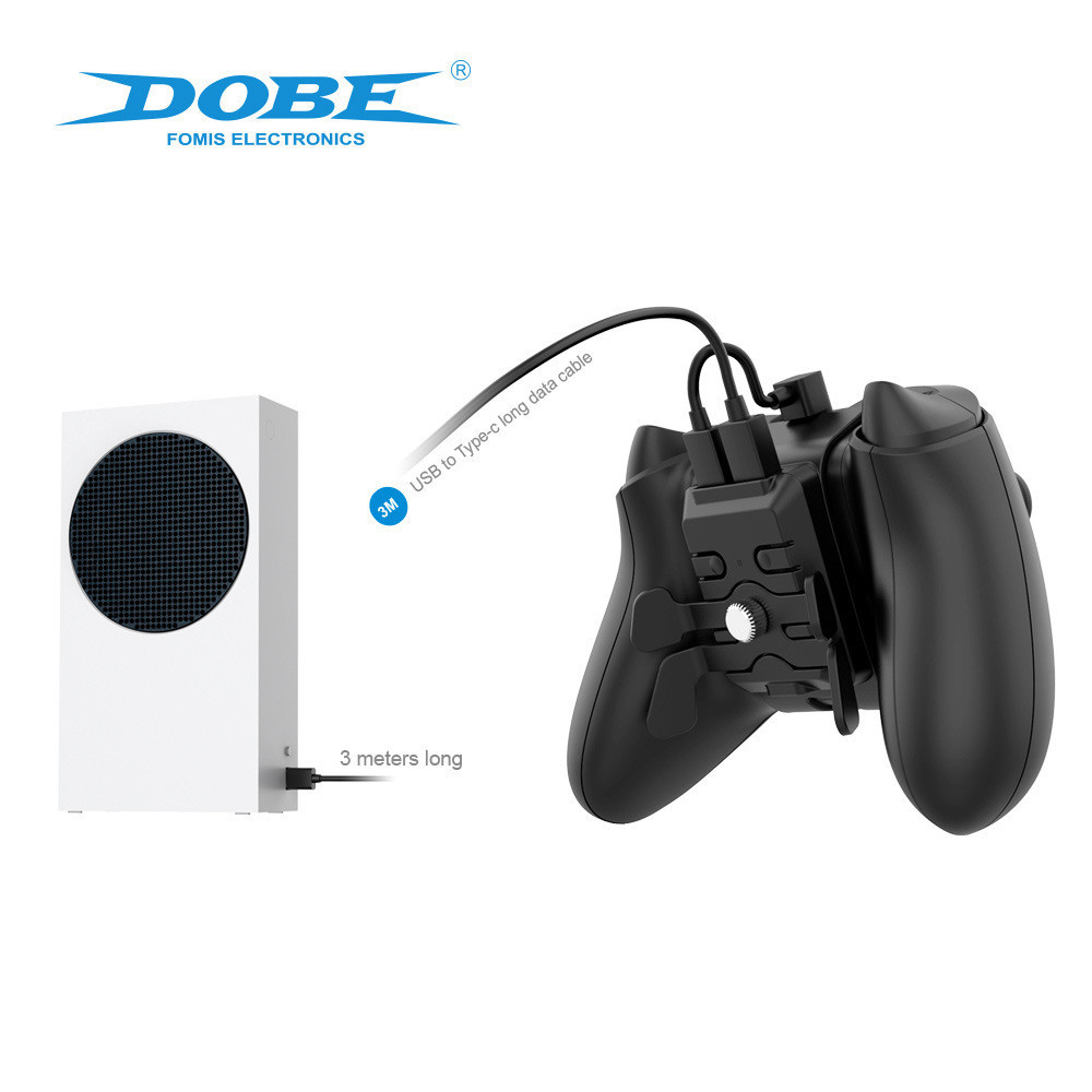 Dobe Controller ปุ่มด้านหลังสําหรับ Xbox One S/X Series S/X สิ่งที่แนบมาเปลี่ยนกลับ Controller Paddle พร้อมสายเคเบิลข้อมูล Type-c