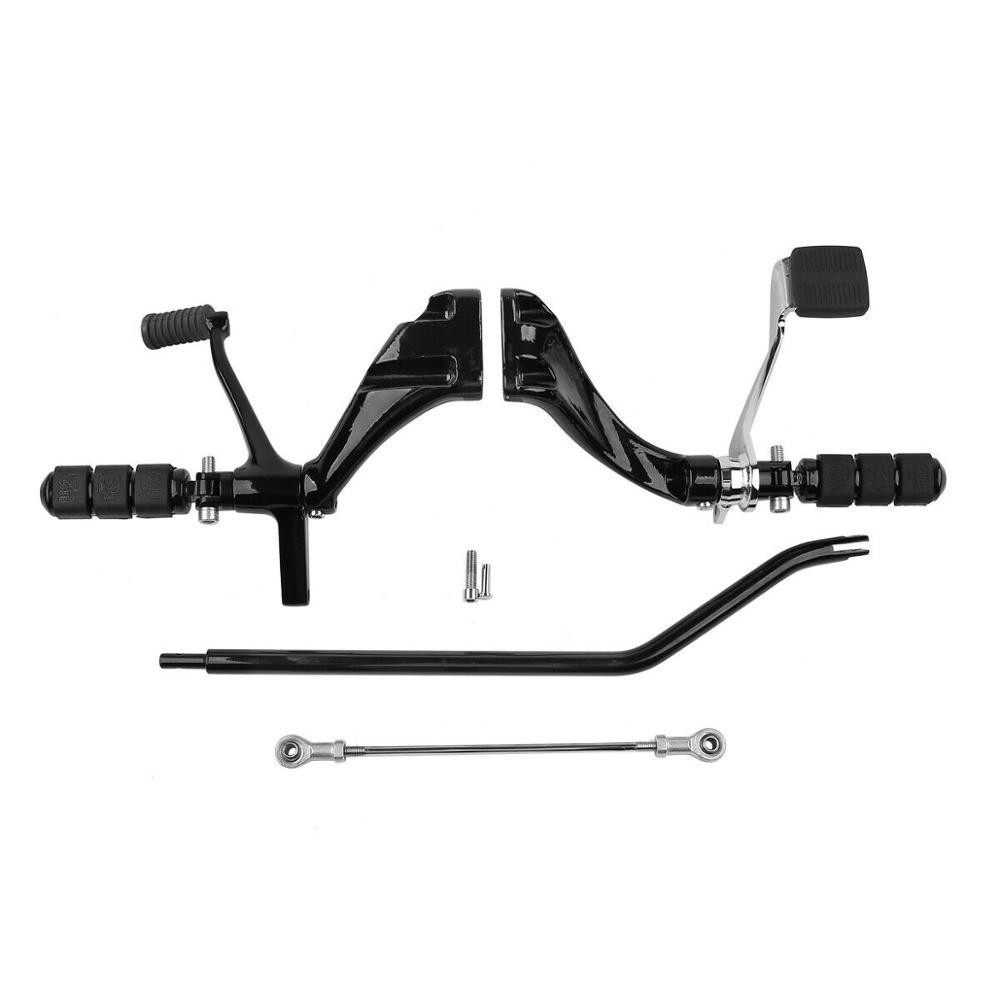 YJ Motorcycle Forward Control W/ Footpeg Support For Harley Sportster 1200 Custom XL1200C Forty Eigh