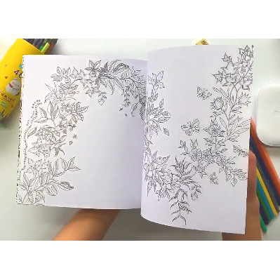 doti สมุดระบายสี Secret Garden หนังสือหัดวาดรูป สำหรับผู้ใหญ่ Colouring Book ราคา ถูกที่สุด ดีลบีเคเค แกลเลอรีภาพที่ 6