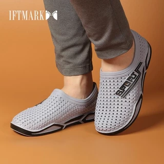 IFTMARK รองเท้าแตะกีฬาผู้ชาย รองเท้าแบบสวม ถอดง่าย ใส่สบาย กันน้ำ สวมใส่สบาย ทรงสวย[ส่งเร็วพิเศษ]