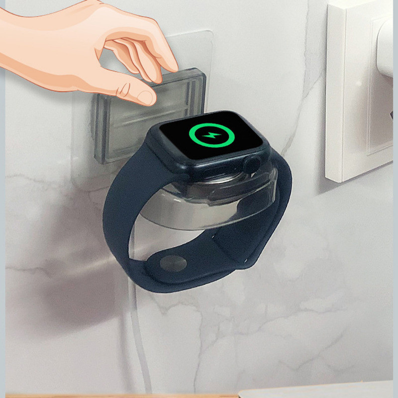 Iwatch Watch Storage Rack - ขาตั้งปลั๊กชาร์จแบบไม่ต้องเจาะ - แท่นชาร์จนาฬิกา - ชั้นวางนาฬิกา - อุปกรณ์เสริมนาฬิกา - ฝัง, พอดีที่แม่นยํา, มั่นคง, พกพ
