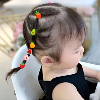 เด็กยืดหยุ่นสูงเชือกผมทารกผมแหวนการ์ตูนยางรัดขนาดเล็กสาวผูกเชือกผมเชือกอุปกรณ์น่ารักผู้หญิง