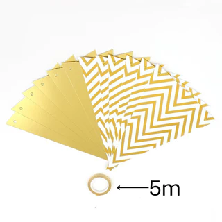 ส่งสินค้าทุกวัน แบนเนอร์วันเกิด ยาว1.5เมตรร ธงสามเหลี่ยม มี 5 สี ธงราวประดับงานปาร์ตี้วันเกิด