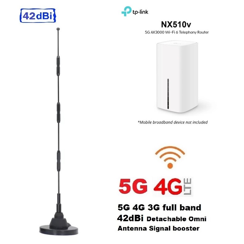 5G 4G Antenna 42dBi Omni Signal Booster Amplifier for Communications