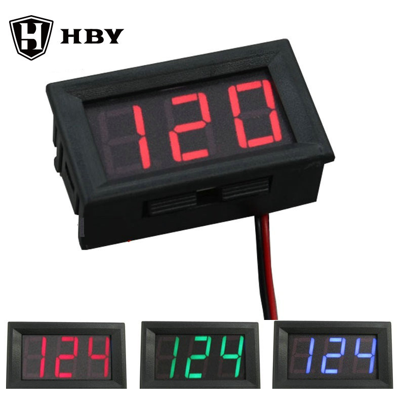 Dc 4.5-30V 2 สาย 0.56 Mini LED Digital Voltmeter Voltage Meter Volt Detector Tester Monitor สําหรับรถยนต์รถยนต์อัตโนมัติ