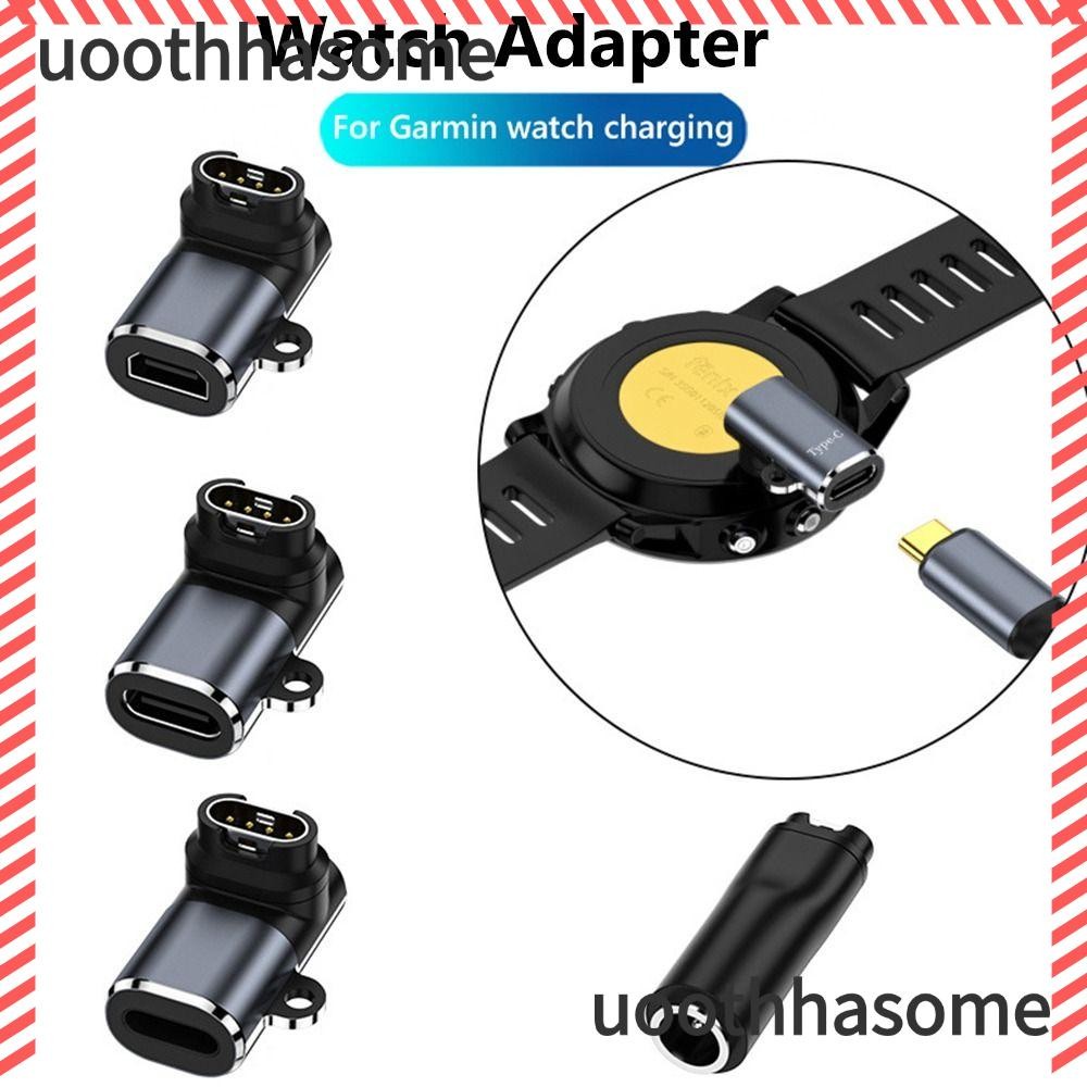 Uoothasome อะแดปเตอร์ชาร์จสมาร์ทวอทช์สาย Micro Type C สําหรับ Fenix 7 7S 7X 6 6S 6X 5 5S 5X Venu 2S
