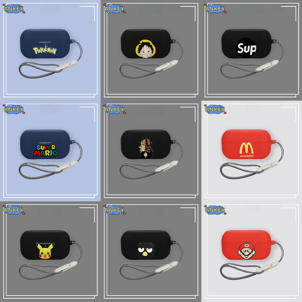 for Technics EAH-AZ60 AZ60M2 Case Earphone Silicone Earbuds Cool Boy Bird Soft Protective Headphone 