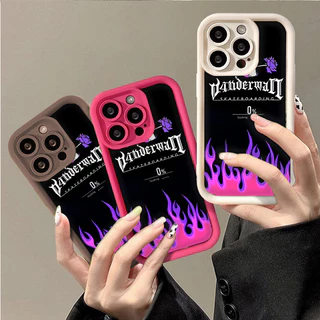 COD เคสไอโฟน 13 ภาพเปลวไฟสีม่วง Case for IPhone 13 12 6 7 8 Plus 14 15 16 Pro X XR XS XSMAX PROMAX SE2020 ส่งจากไทย