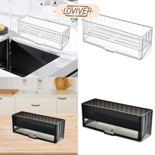 LOVIVER ที่วางฟองน้ําอ่างล้างจานอ่างล้างจานตะกร้าท่อระบายน้ํ…