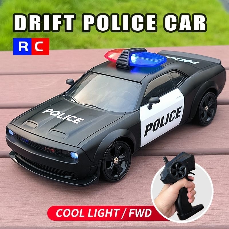 4wd RC Drift Racing รถของเล่น AE86 Toyota RTR Dodge รถตํารวจรุ่น GTR 2.4G รีโมทคอนโทรลกีฬาจําลองรถขอ