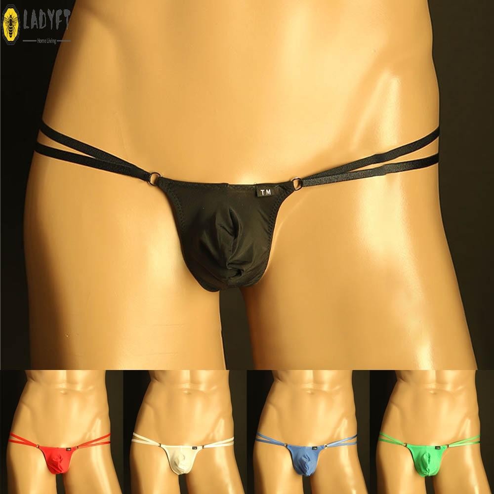 ผู้ชายกางเกงในเซ็กซี่กระเป๋าชุดชั้นในเซ็กซี่บิกินี่ กังวล จีสตริงกางเกงขาสั้นแนวราบ