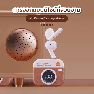 LiBRA M15 หูฟังบลูทูธ TWS v5.4 HIFI ลดเสียงรบกวน ดีไซน์กล้องน่ารัก รองรับทั้งIOS และ ANDROID [รับประกัน 1 ปี]