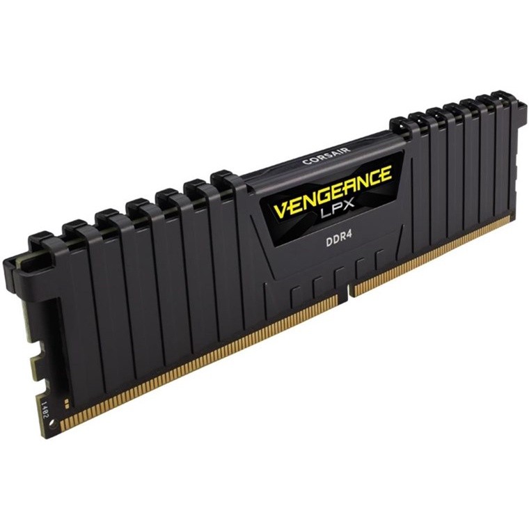 CORSAIR RAM 8GB : 8GBx1 DDR4 3200MHz VENGEANCE LPX DRAM BLACK : CMK8GX4M1E3200C16.