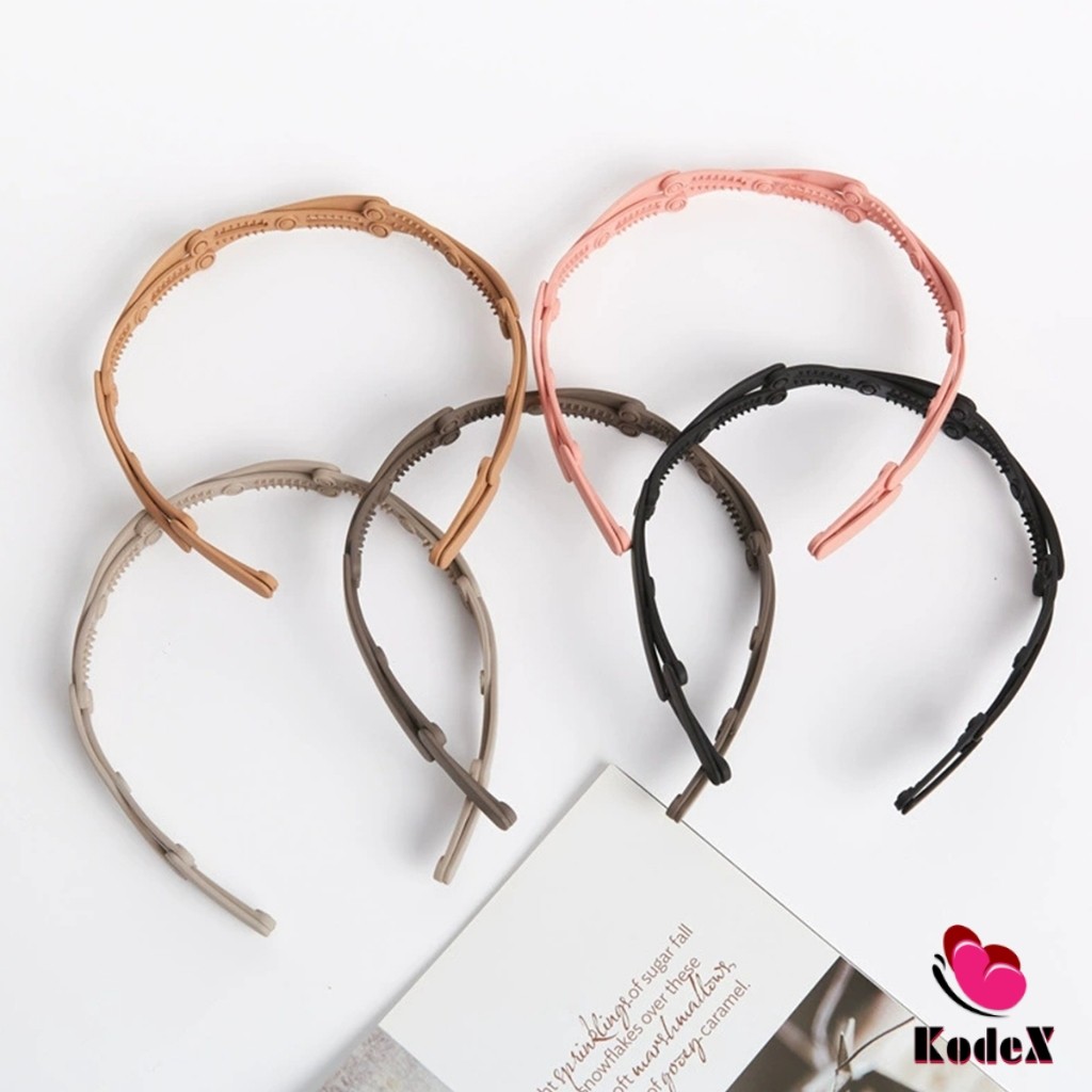 KDX คาดผมแบบพับเก็บได้ แฟชั่น หลายสี สามารถเลือกได้ เหมาะสำหรับ สุภาพสตรี 1ชิ้น headband - รูปที่ 3