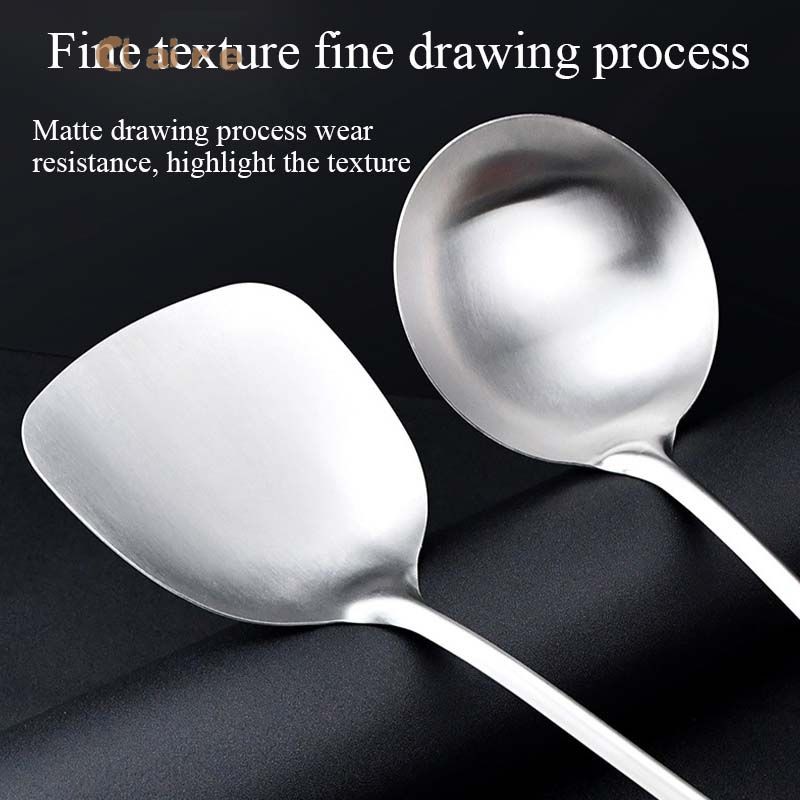 COD ตะหลิว กระบวย สแตนเลส 304 แท้ ด้านไม้คุณภาพดี ทนทาน เกรดพรีเมียม  Claire - รูปที่ 3