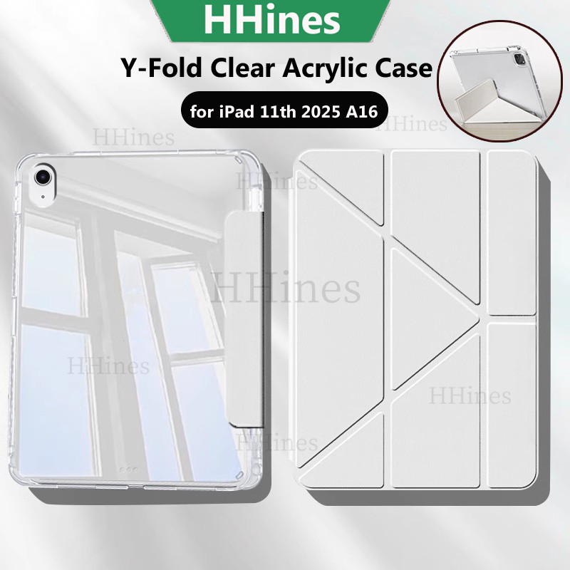 อะคริลิคโปร่งใสสําหรับ IPad 11th 2025 A16 Air 6th Gen 11 M2 M3 7th 8th 9th Gen 10.2 Air1 Air2 5th 6th 9.7 11th 10th Air4 Air5 10.9 Pro 11 Mini 7 6 6 6 หมายเหตุ 8.3 ผู้ถือดินสอ