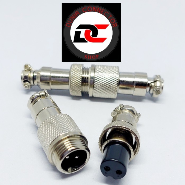 สาย CB CONNECTOR GX12 WAYER CONNECTOR 2 PIN 12MM