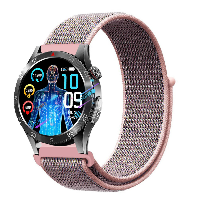 Hcare Wow 3 สายนาฬิกาอัจฉริยะ สายไนลอน Hcare Wow 3 สาย สายรัดข้อมือกีฬา - รูปที่ 2