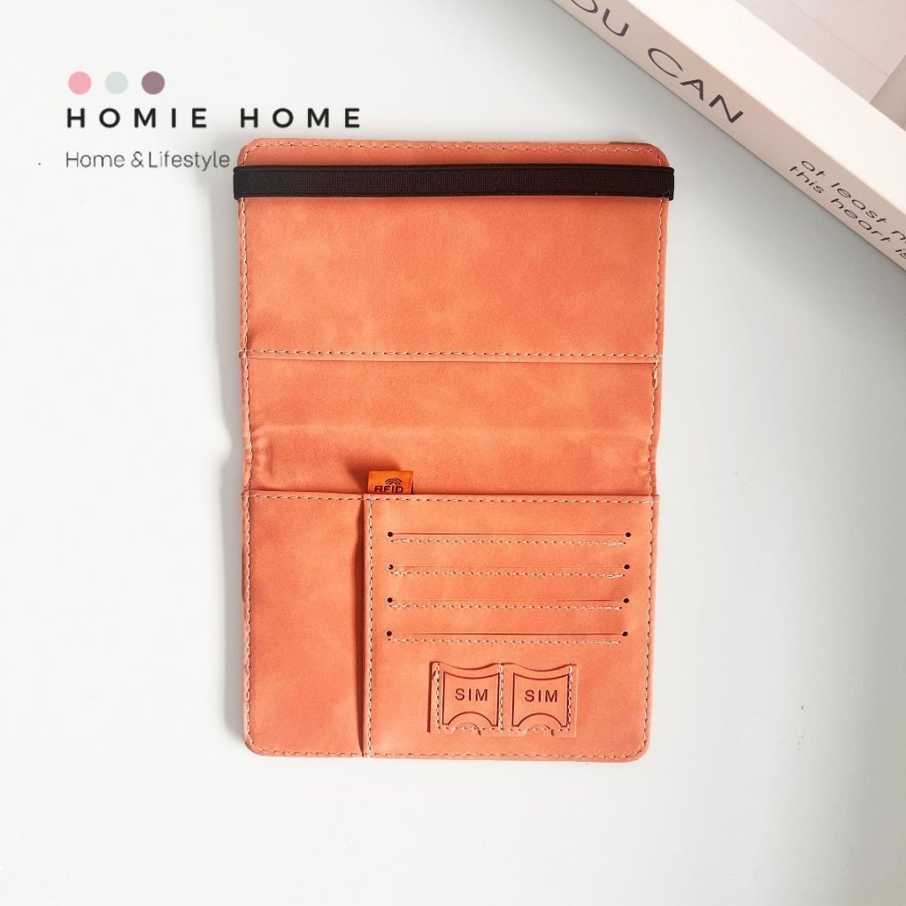 HH-1233 ปกพาสปอร์ต แบบหนังและแบบใส ป้องกันรอยและกันน้ำ พร้อมส่ง