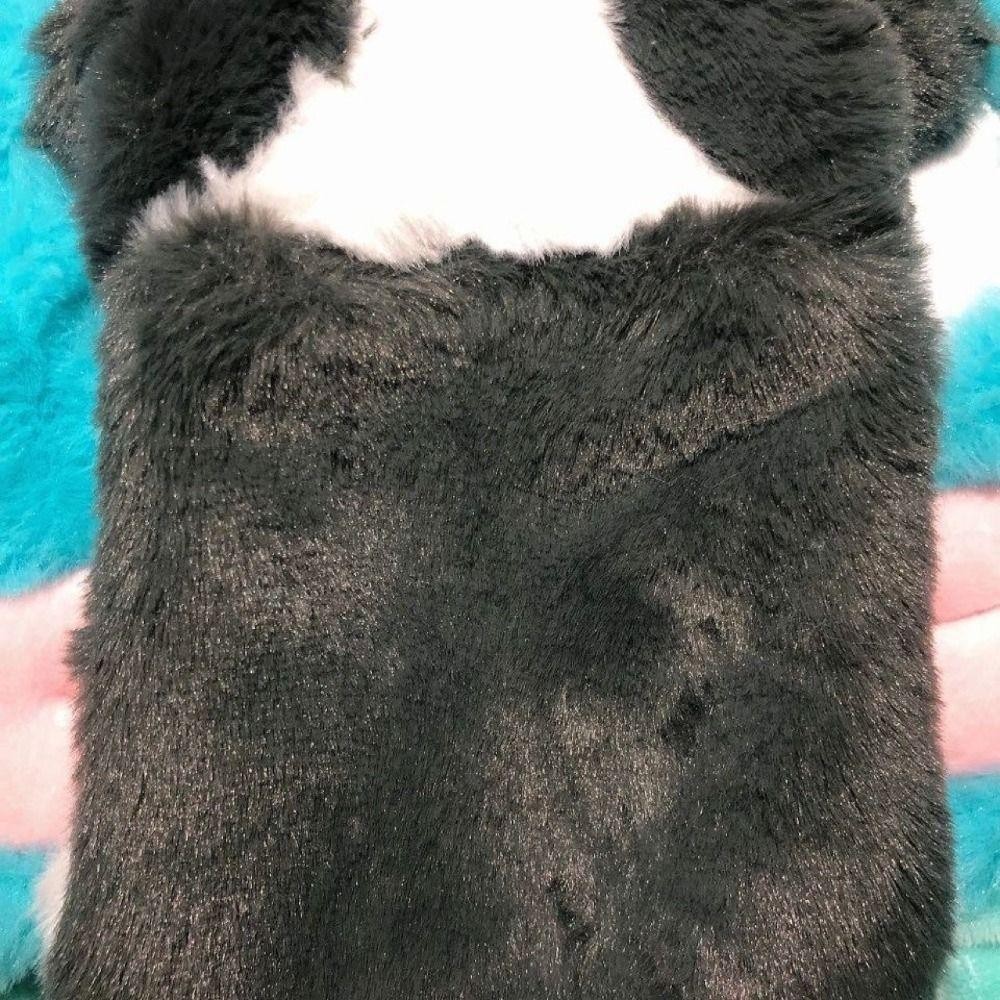 Janelaxe932 Photocard , กระต่าย/สุนัข/แมวกระต่ายหูใหญ่/Border Collie Photo Card Holder, Cute Plush Multifunctional Card Student