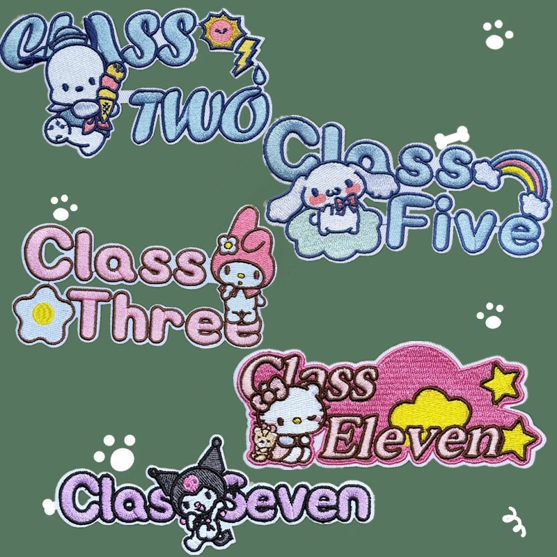 Self-Adhesive การ์ตูนเย็บปักถักร้อยเย็บปักถักร้อยสัตว์ diy แมวผ้าสติกเกอร์เสื้อผ้ากระเป๋าตกแต่ง Decals ซ่อม Subsidy PC