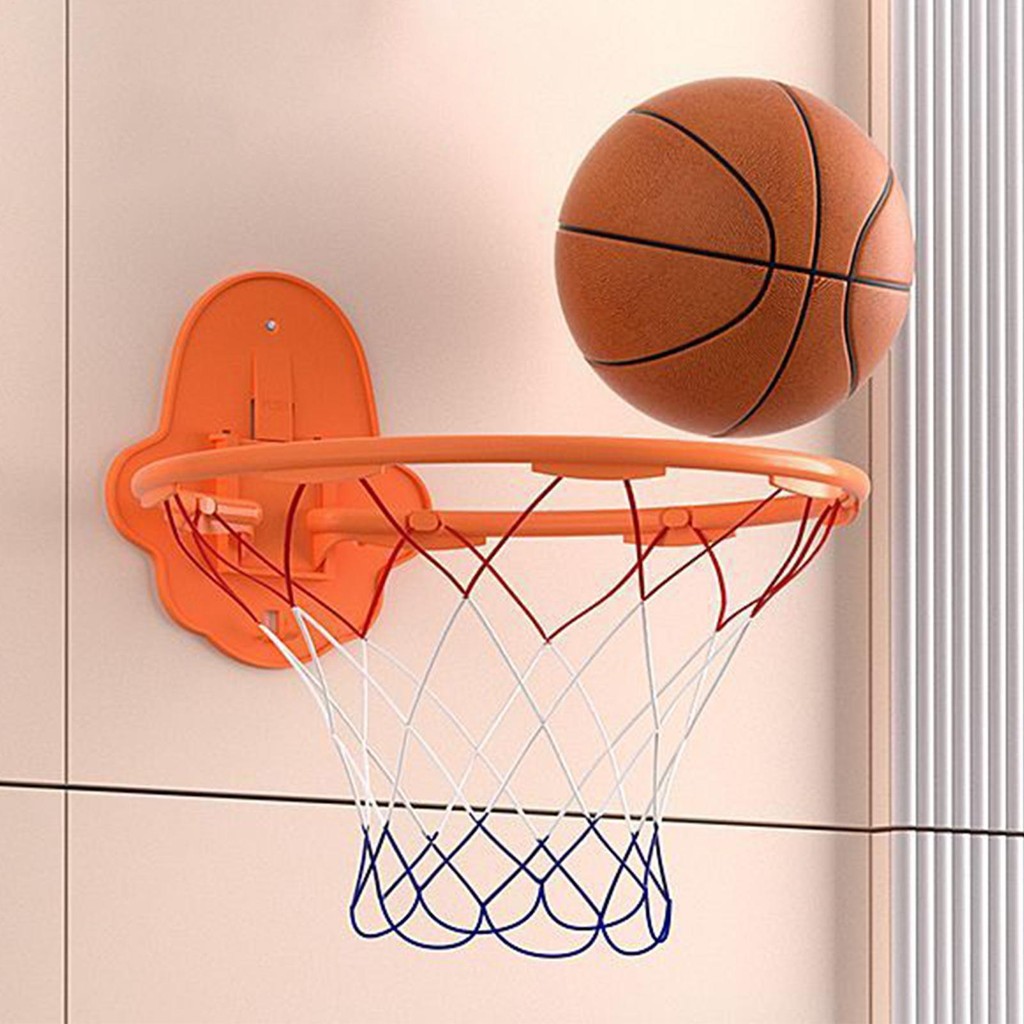 32 ซม.ห่วงบาสเกตบอล Silent Basketball Dribbling Hoop Noiseless Bouncing ติดผนังเด็กวัยหัดเดินของเล่นกลางแจ้ง novth