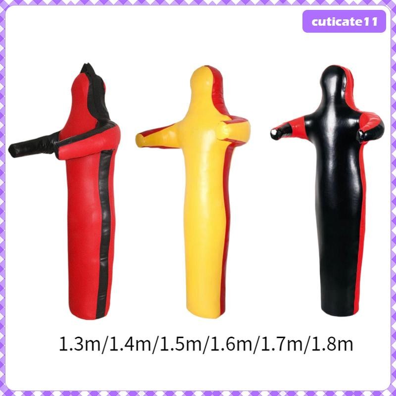 [Cuticate1] Mma Grappling Dummy Unfilled Wrestling Punch Bag Multifunctional Throwing Boxing Bag สํา