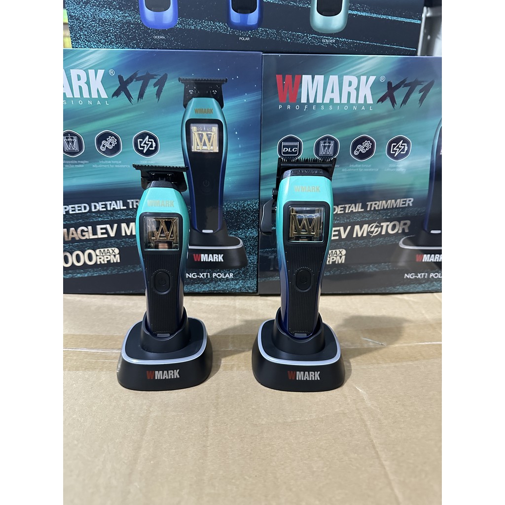 Wmark NG-X1+XT1 Aurora Professional Electric Clipper LCD Maglev จอแสดงผลดิจิตอลไฟฟ้า Clipper DLC Hai