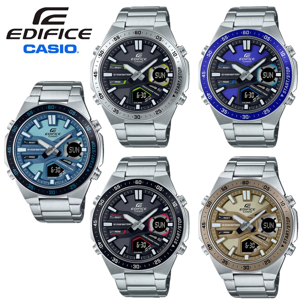 Edifice EFV-C110D Chronograph นาฬิกาผู้ชายกีฬานาฬิกา EFV-C110L V789