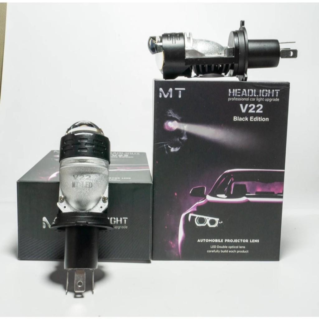 V22 ULTRA ไฟหน้า Led สว่างมากสําหรับรถยนต์และรถจักรยานยนต์ ขา H4 ความจุ 65W ไฟอะไหล่