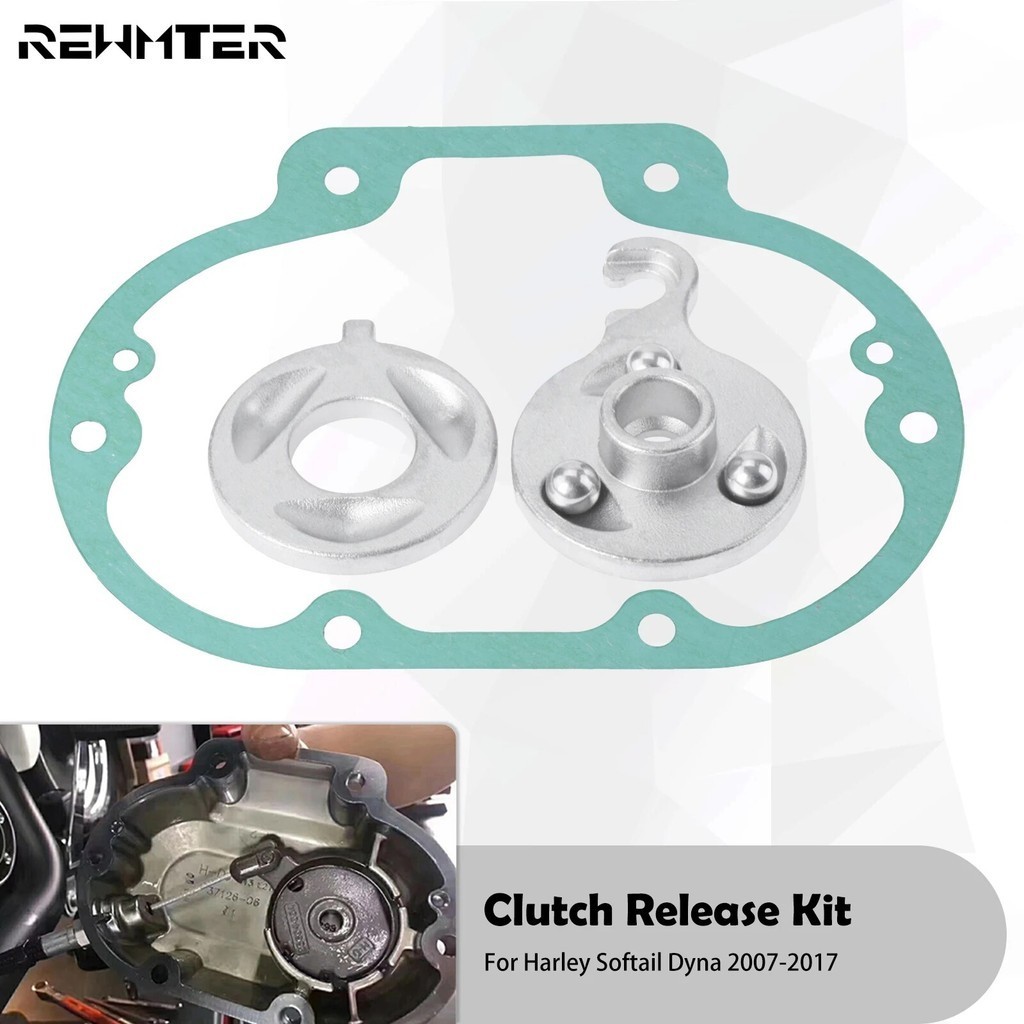 RW Motorcycle Clutch Release Set Ramp Easy Pull Clutch Kit Metal For Harley Softail Breakout Fat Boy Street Bob FLHC Dyn