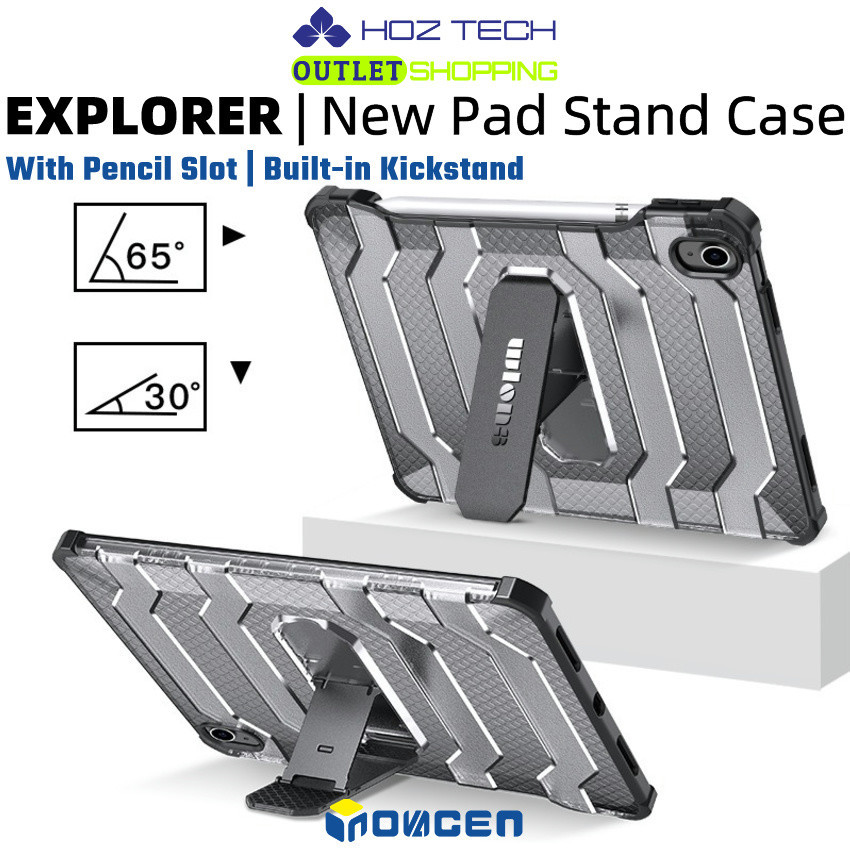 Inovagen เคสแท็บเล็ต พร้อมขาตั้ง กันกระแทก สําหรับ iPad 10 iPad 7 8 9 Air 3 4 Air 5 Pro 11 12.9 นิ้ว