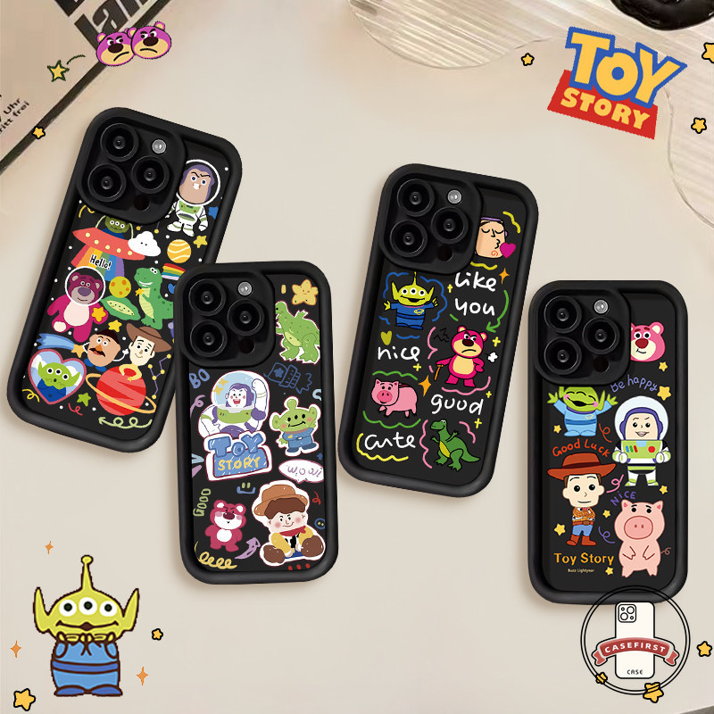 การ์ตูนของเล่นเรื่องลอตโซ่เอเลี่ยนเข้ากันได้กับ IPhone 11 15 14 13 12 Pro Max XR X XS Max 6 6S 14 8 15 7 Plus SE 2020