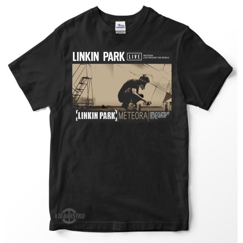 Linkin park METEORA T เสื้อ kos/Premium Tshirt linkin park - METEORA/kaos linkin park/kaos band/meta