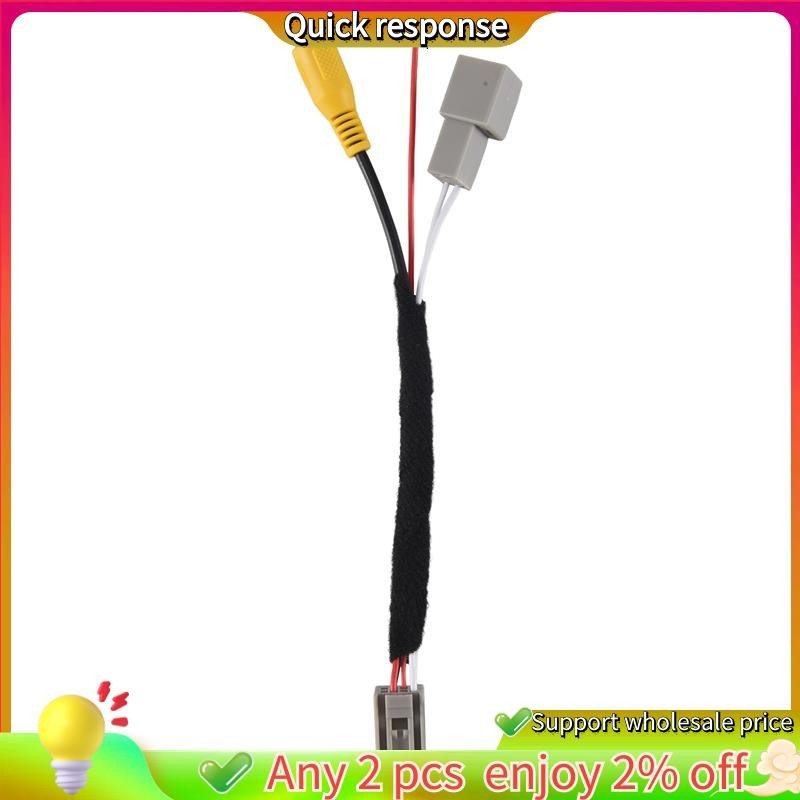 พร้อมส่ง อะแดปเตอร์แปลงสายเคเบิลกล้องมองหลังรถยนต์ RCA สําหรับ Mitsubishi Outlander ASX GF GG ZJ