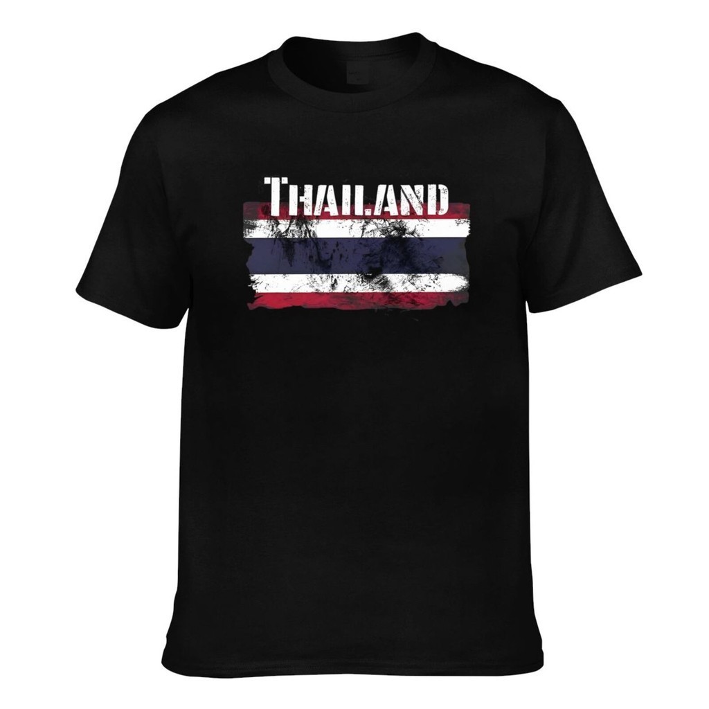 Pure Cotton Thailand Flag Mens Casual Tshirt Gift