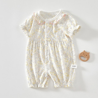 ทารกแรกเกิดเด็กทารกเด็กวัยหัดเดินทารก ชุดจั๊มสูท แขนสั้นชิ้น…