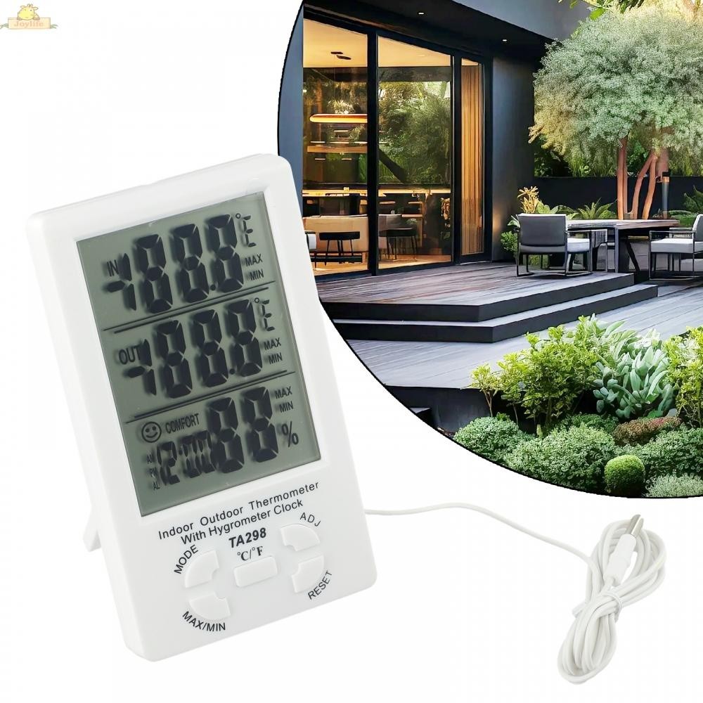 Thermometer Hygrometer Large Screen Outdoor Digital LCD Outdoor Thermometers⭐JOYLF