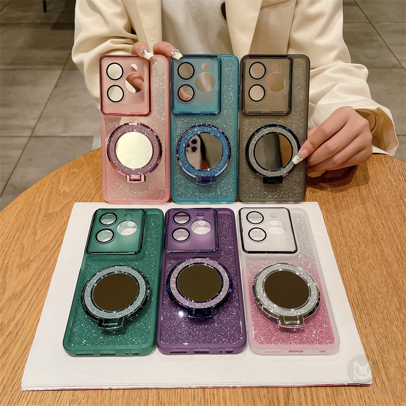 Make Up กระจกแม่เหล็กสําหรับ infinix X6837 X6838 X6731B X6826B X657C X680 X665 สมาร์ท 8 Pro 8HD 6Plu