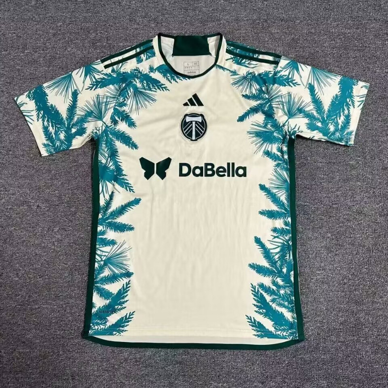 เสื้อกีฬาแขนสั้น ลายทีมชาติฟุตบอล Portland 24-25 Portland Away Club ชุดเยือน ไซซ์ S-XXL ชุดเหย้า สําหรับผู้ชาย